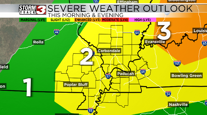 Severe weather outlook today